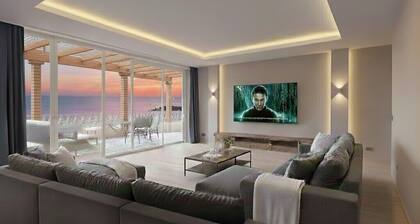 Infinity-Pool, unglaublicher Meerblick, Whirlpool im Freien, Indoor-Kino