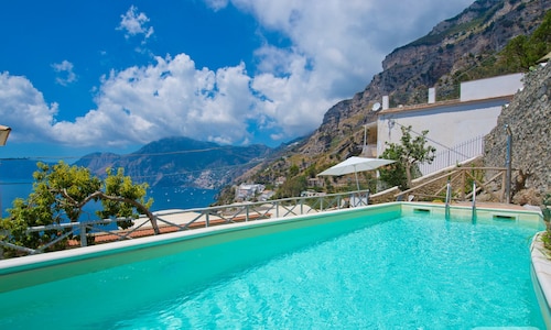 Villa Imperati - Herrliche Villa mit Pool mit Blick auf das Meer