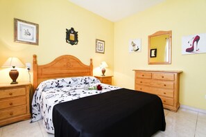 2 多间卧室、熨斗/熨衣板、免费 WiFi、床单