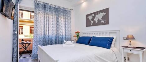 2 slaapkamers, een strijkplank/strijkijzer, gratis wifi, beddengoed