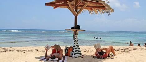 Beach nearby, beach towels