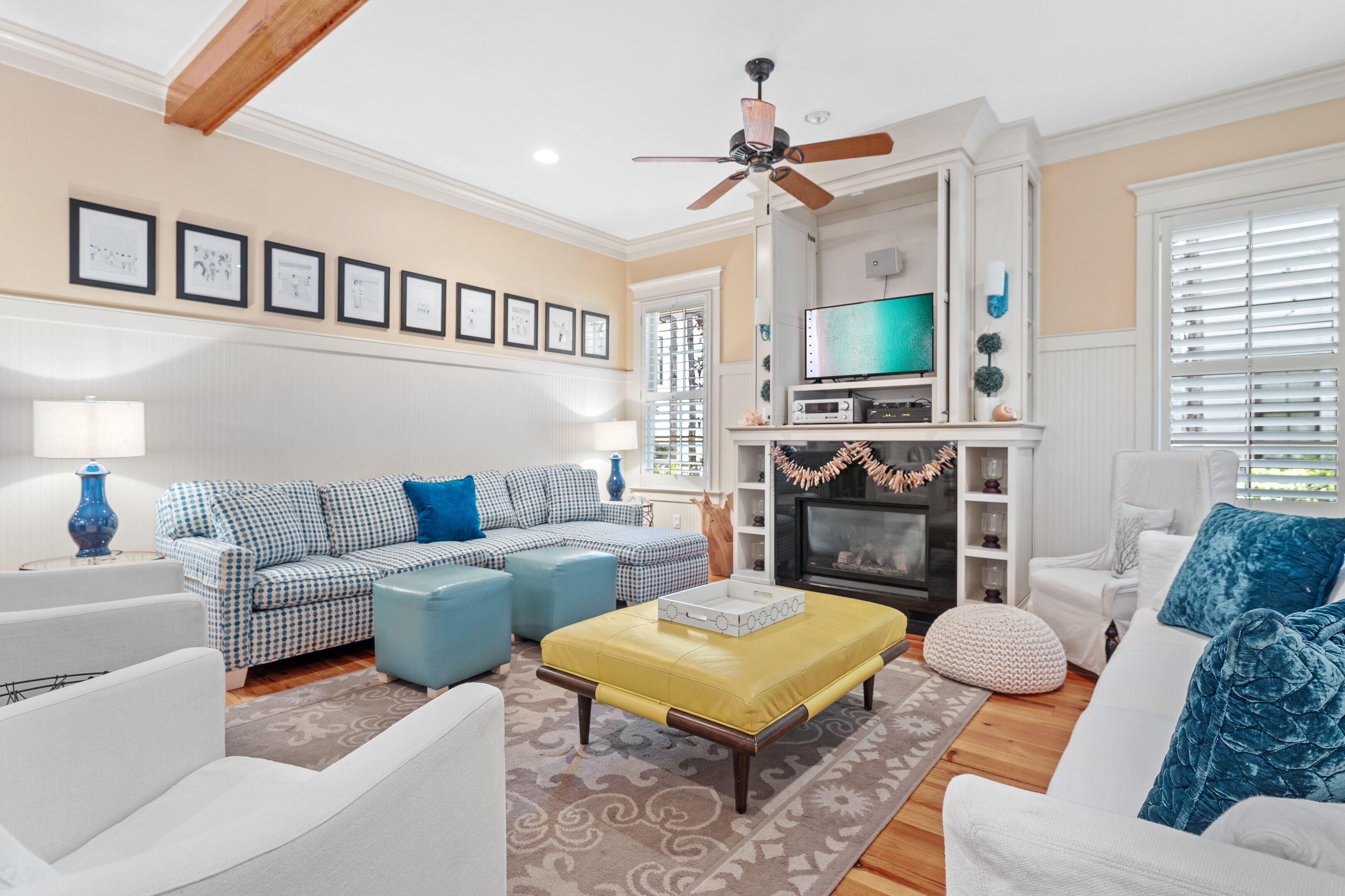Family-Friendly 30a Beach House! GOLF CART, Next to Pool, Camp WC, Near Beach