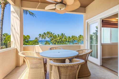 Aloha Condos, Beach Villas at Kahaluu, Villa 1-201, Beach View, AC