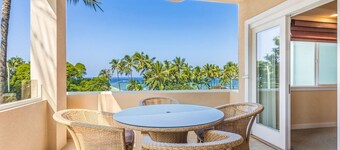 Aloha Condos, Beach Villas at Kahaluu, Villa 1-201, Beach View, AC