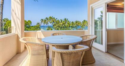 Aloha Condos, Beach Villas at Kahaluu, Villa 1-201, Beach View, AC