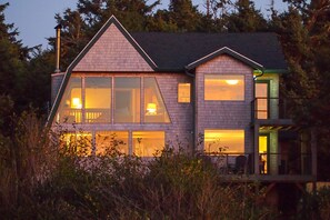 Exterior - Ocean & lake view home with private hot tub & beach access (Cape Meares)