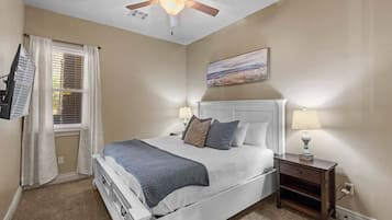 2 bedrooms, iron/ironing board, travel crib, WiFi