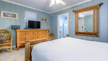 Iron/ironing board, free internet, bed sheets