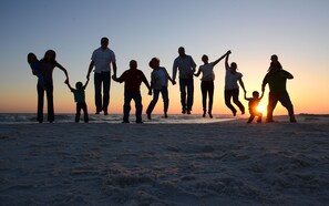 On the beach