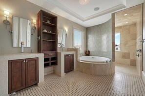 Shower, towels