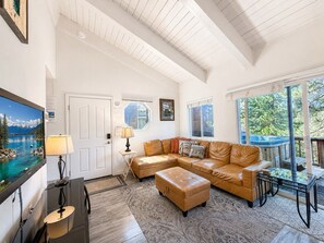 TV, fireplace, DVD player