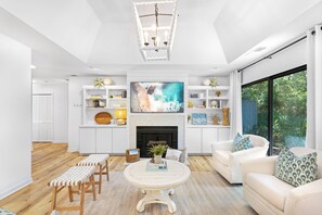 Een smart-tv en een filmbibliotheek