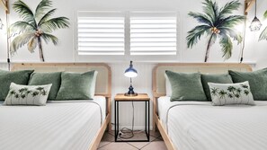 2 chambres, fer et planche à repasser, accès à Internet, literie fournie