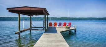 Absolutamente orilla: Adirondack viviendo en el lago Seneca