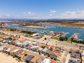Aerial view - 3425O Oceanfront Tuscan Villa (Oxnard)