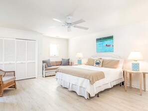 5 dormitorios, tabla de planchar con plancha, Internet y ropa de cama