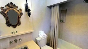 Hair dryer, towels