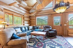 Télévision, cheminée, console de jeux vidéo, lecteur de DVD