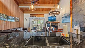 Smart TV, fireplace, offices