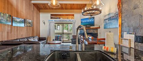 Smart TV, fireplace, offices