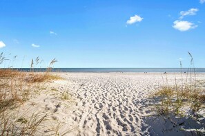 On the beach