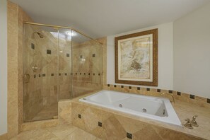 Douche, serviettes fournies