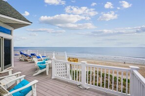 Property grounds - Oceanfront: Private pool open and can be heated through 11/14 week! (Corolla)