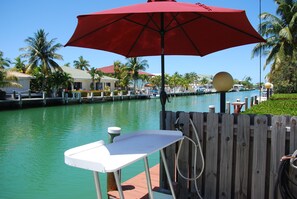 Property grounds - BEAUTIFUL HOME ON CANAL W/ PRIVATE POOL&FISHING DOCK~ (Key Colony Beach)
