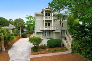 Exterior - Fantastic Family Beach House with Private Pool, Golf Cart, & Elevator! (Isle of Palms)
