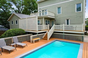 Pool - Fantastic Family Beach House with Private Pool, Golf Cart, & Elevator! (Isle of Palms)