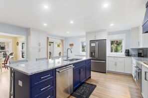 Fridge, microwave, oven, stovetop - Fantastic Family Beach House with Private Pool, Golf Cart, & Elevator! (Isle of Palms)