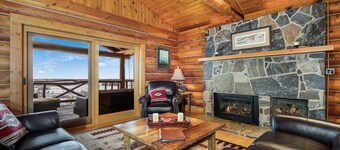 Sourdough Ranch Main House - Log home with large acreage and stocked pond!