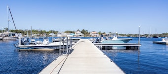 Waterfront, Rivers Edge Condo #1D-Bldg 1 *PRIVATE DOCK and ASSIGNED BOAT SLIP!
