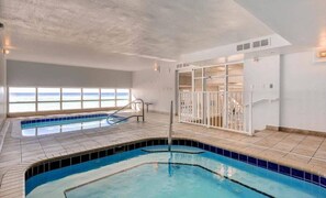 Indoor pool, a heated pool