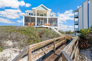 Exterior - Just Coastin: Beachfront Home on the North Cape- Pet Friendly! (Cape San Blas)