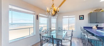 Oceanfront, Dog-Friendly Home w/ Jetted Tub, Beach Access & Sweeping Views