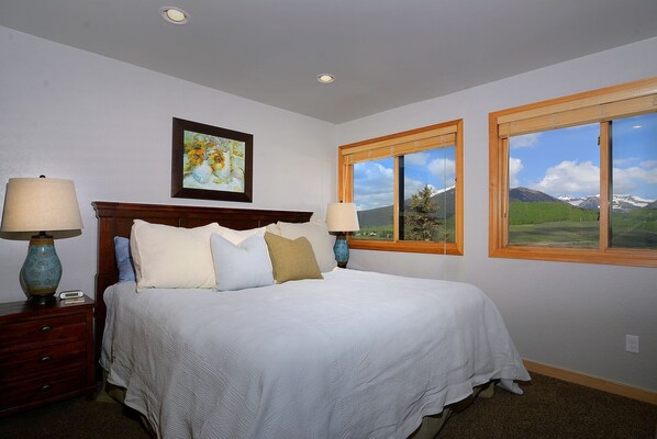 3 bedrooms, iron/ironing board, travel cot, WiFi