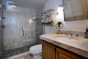 Bathtub, hair dryer, towels