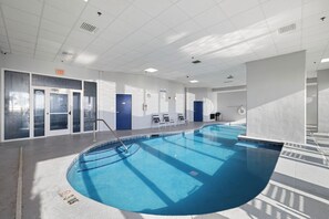 Indoor pool, a heated pool