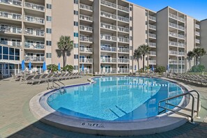 Una piscina climatizada