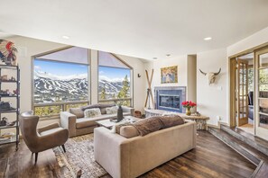 TV, fireplace, DVD player, stereo
