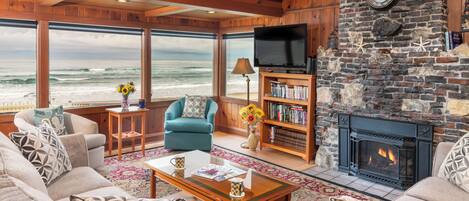 تلفزيون ذكي، مدفأة، مشغل دي في دي، كُتُب