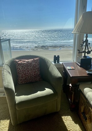 Interior - Whale watching from oceanfront home (Lincoln City)