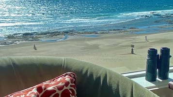 On the beach