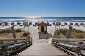 Aan het strand