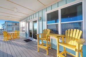 Outdoor dining - Sea Blue by GSVR | Beachfront Luxury Home w/ Private Pool + FREE Activities/Golf (Gulf Shores)