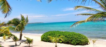 Kinderfreundliche Ferienwohnung am Strand mit Pool - ruhige Gemeinschaft, WLAN, Klimaanlage