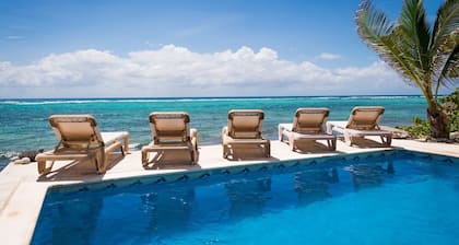 5 bis 8 BR Haus am Strand mit Pool, Klimaanlage, WLAN, Kajaks - South Akumal