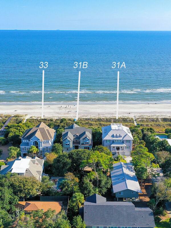 Beachfront homes offer access to the beach and lush surroundings.