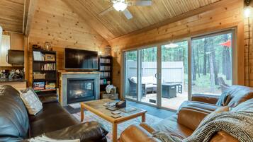 Televisión, chimenea, videojuegos y Netflix